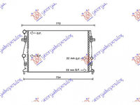 Radiator Apa 1 2 Tsi Benzina - 1 6 Tdi Diesel (650x98x32) - Vw Golf Vii Variant (Bv5) 2017 , 5q0121251el