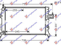 RADIATOR APA 1.3CDTi/1.7 dti DSL.(60x35) - OPEL COMBO 00-12, OPEL, OPEL COMBO 00-12, 028606330