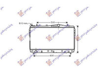 Radiator Apa 1,4-1,6-1,8i 16v-2,0tdci (70x37) (Koyo) pentru Daewoo-Chevrolet,Daewoo Nubira 03-05