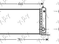 RADIATOR APA 1.4-1.6i 16V +/-Ac/ (58x31) - FIAT STILO 01-06, FIAT, FIAT STILO 01-06, 041006320