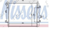 Radiator apa 1.4tsi/2.0TFSi Μ +/-Ac/(65*44,5) vw audi skoda seat cod 1K0121251L