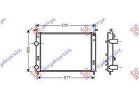 Radiator Apa 1,6 Bnz.(52x37x24)00--Fiat Albea 02-05 pentru Fiat Albea 02-05