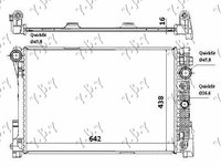 RADIATOR APA 1,8-2,5-3,016V24V-2,2CDi(64x45x26)A/TM. - MERCEDES E CLASS (W212) 09-13, MERCEDES, MERCEDES E CLASS (W212) 09-13, 022306320