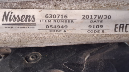 Radiator apa 2.0 cdti 630716 Opel Insignia A [2008 - 2014]