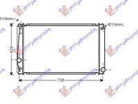 RADIATOR APA 2.0I 16V VVTI +/-Ac/ M/A(67.3x41.5) (KOYO) - TOYOTA RAV 4 10-12, TOYOTA, TOYOTA RAV 4 10-12, 832006305