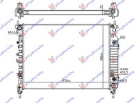 RADIATOR APA 2.2 TDCi AUTO DIESEL (670x500x34), DAEWOO - CHEVROLET, CHEVROLET CAPTIVA 07-12, 051706345