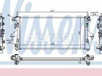 RADIATOR APA 2.3 JTD -AC DSL. MANUAL (780x380x26) (BRAZED) FIAT DUCATO 06-14