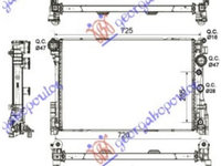 RADIATOR APA 3,0-3,5 BNZ. -2,1-2,2-3,0CDi(64x43x34) (KOYO), MERCEDES, MERCEDES GLK (X204) 08-12, 527006335