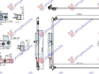 RADIATOR APA 3.0 D (MOTOR 30DDTX) DIESEL (595x570x12) - RANGE ROVER SPORT 13-, ROVER-LAND ROVER, RANGE ROVER SPORT 13-, 691306410