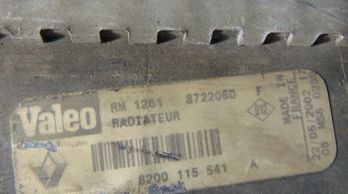 Radiator apa 8200115541 A RENAULT MEGANE 2 1.4 / 1.6I