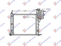 Radiator apa +Ac/ MAHLE BEHR MERCEDES VITO (W638) 96-04 cod A6385012701