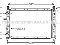 Radiator apa ALFA ROMEO 155 167 AVA FT2099