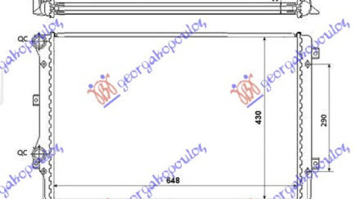 Radiator Apa - Audi A3 2003 , 1k0121251l