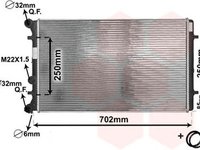 Radiator apa AUDI A3 8L1 VAN WEZEL 03002129