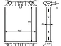 Radiator apa AUDI A3 Sportback 8VA NRF 59125