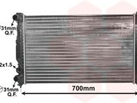 Radiator apa AUDI A4 8D2 B5 VAN WEZEL 03002123