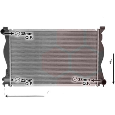 Radiator apa AUDI A4 8E2; B6 2000->2005,