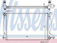 Radiator apa AUDI A4 8EC B7 NISSENS 60302A