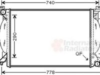 Radiator apa AUDI A4 Avant 8E5 B6 VAN WEZEL 03002206