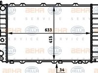 Radiator apa AUDI A6 Avant 4A C4 HELLA 8MK 376 713-604