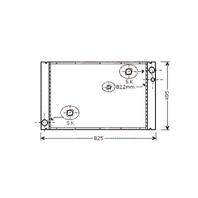 Radiator apa AUDI A8 4E2; 4E8 2002->2010 pentru 3.2 FSI, perioada 2005 2006 2007 2008 2009 2010 PIESA NOUA pentru cv. automata, grosime fagure mm 40, cu cuplaje rapide, Diametru admisie mm 38 Diametru evacuare mm 38 latime fagure mm 488 lungime fagur