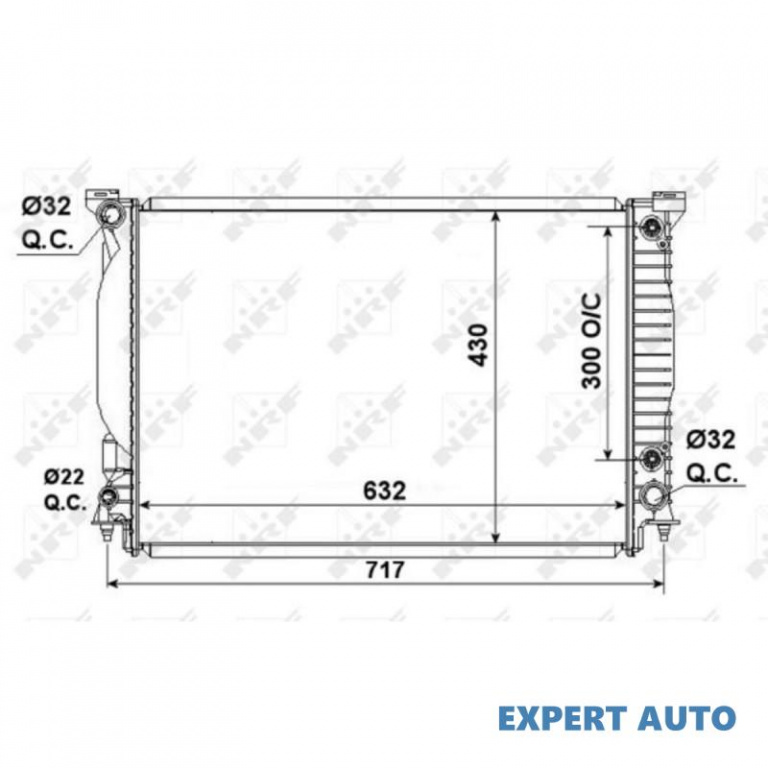 Radiator apa Audi AUDI A4 Cabriolet (8H7, B6, 8HE,