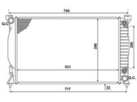 Radiator apa Audi AUDI A4 Cabriolet (8H7, B6, 8HE, B7) 2002-2009 #2 03002229