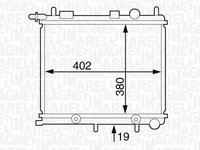 Radiator apa AUDI TT Roadster 8N9 MAGNETI MARELLI 350213125700