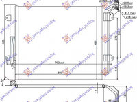 Radiator Apa Benzina 2 0tsi 16v (221kw) (215x190x26) - Cupra Ateca 2018 , 5q0121253h