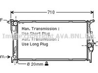 Radiator apa BMW 1 Cabriolet E88 AVA BW2294