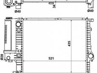 Radiator apa BMW 5 Touring E34 NRF 53869