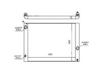 Radiator apa BMW Seria 5 Touring (E61) (2004 - 2010) NRF 53724
