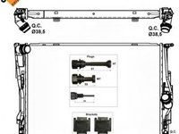 Radiator apa BMW X1 (E84) (2009 - 2015) NRF 53474