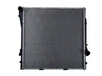 Radiator apa Bmw X5 E53, 2000-10.2006 Motor 3,0 D/3,0 R6, 4,4 V8, Aluminiu/Plastic Brazat, 598x591x23, OE: 1439103, 17101439103, 7544668,