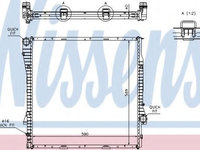 Radiator apa BMW X5 (E53) (2000 - 2006) NISSENS 60787A