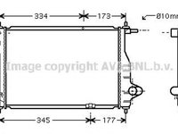 Radiator apa CHEVROLET MATIZ M200 M250 AVA DW2075