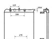 Radiator apa CITROËN DS3 Cabriolet (2013 - 2015) NRF 53837