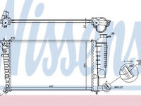 Radiator apa CITROËN XSARA (N1) (1997 - 2005) NISSENS 61313