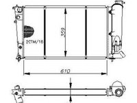 Radiator apa CITROËN ZX Estate (N2) (1993 - 1998) NRF 50413