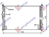 RADIATOR APA CITROEN BERLINGO (ER, EC) 2019-> Radiator apa 1.2 - 1.5 BlueHDi diesel (650x435x18) PIESA NOUA ANI 2019 2020 2021 2022