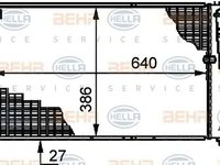 Radiator apa CITROEN BERLINGO MF HELLA 8MK 376 719-201