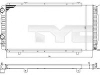 Radiator apa CITROEN JUMPER caroserie 230L TYC 709-0014-R