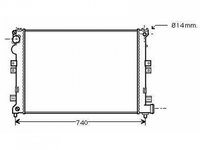 RADIATOR APA CITROEN JUMPY 1994->2006 Radiator apa pentru 2,0 HDI cu/fara aer conditionat (67x44,6x27) PIESA NOUA ANI 1995 1996 1997 1998 1999 2000 2001 2002 2003 2004 2005 2006