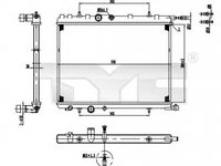 Radiator apa CITROEN XSARA PICASSO N68 TYC 726-0016