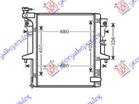 Radiator apa cu capac MITSUBISHI P/U L200 06-15 Cod 1350A182 , 1350A314 , 1350A348 , 1350A922 , MN135032