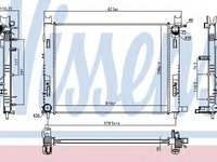 Radiator apa DACIA LODGY (2012 - 2016) NISSENS 637627