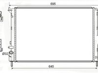 Radiator apa DACIA LOGAN MCV KS NRF 53118