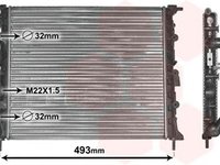 Radiator apa DACIA LOGAN MCV KS VAN WEZEL 43002197