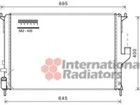 Radiator apa DACIA LOGAN MCV KS VAN WEZEL 43002477