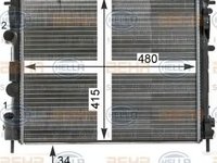 Radiator apa DACIA SOLENZA HELLA 8MK376700571